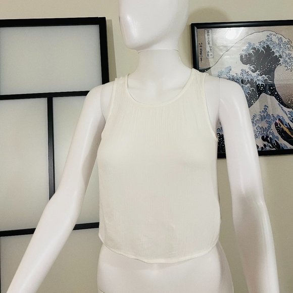 h&M white crop top - Picture 1 of 6